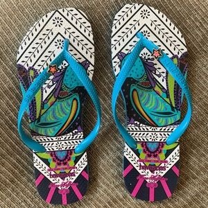 Rare Mara Hoffman Printed Havaianas Flip Flop